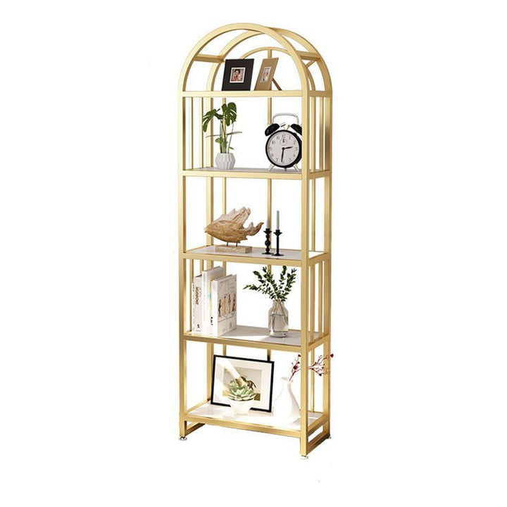Zlata Stainless Steel Frame Storage Shelves | Bookshelves