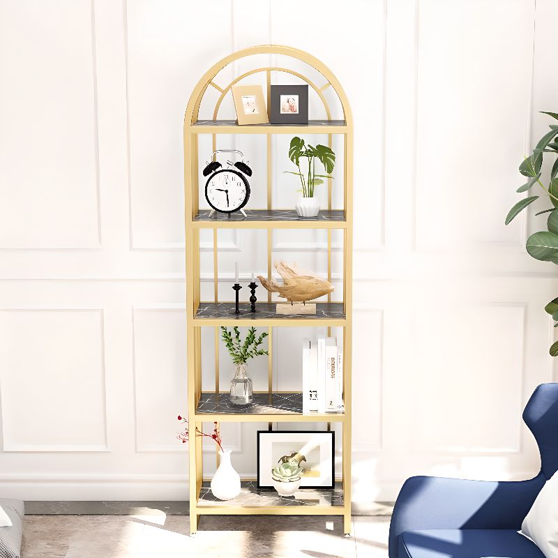 Zlata Stainless Steel Frame Storage Shelves | Bookshelves