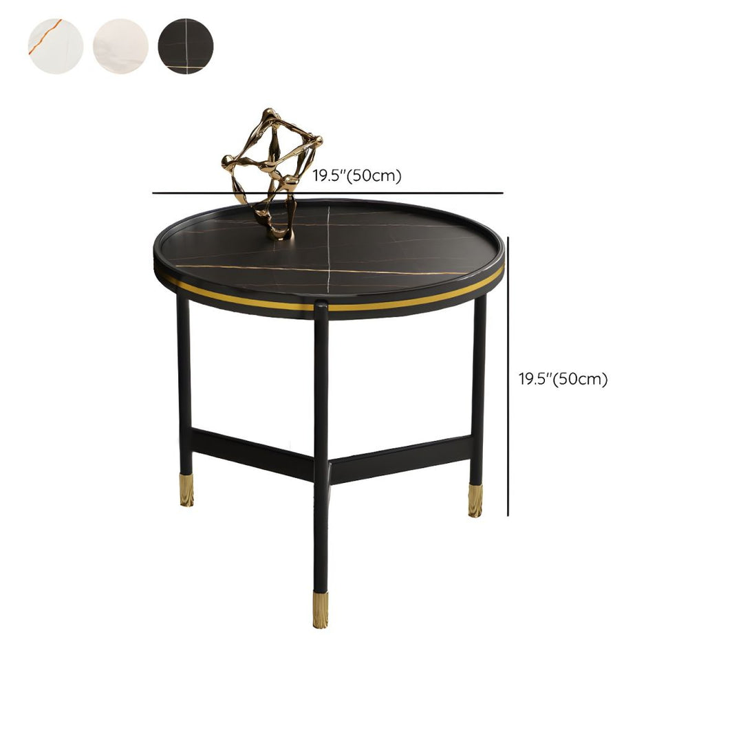 Parth Stainless Steel Frame Coffee Table for Living Room