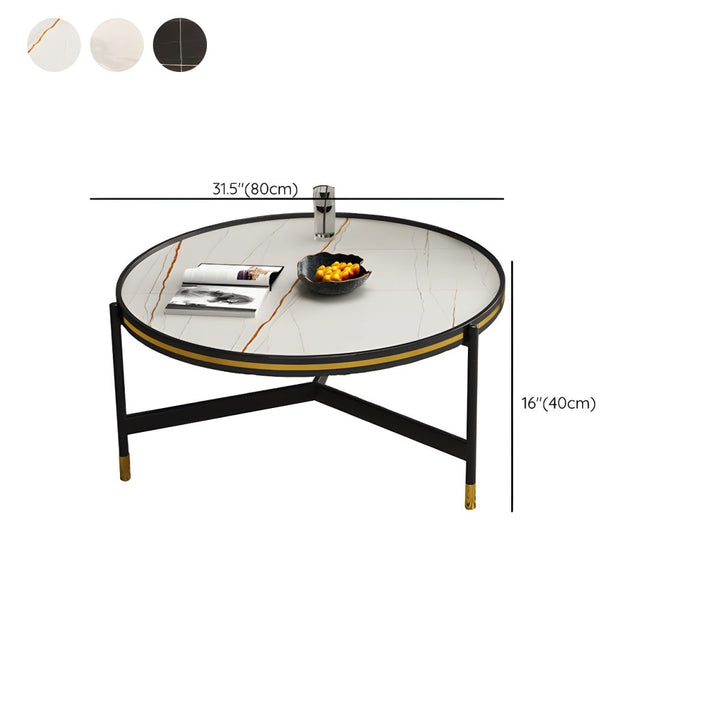 Parth Stainless Steel Frame Coffee Table for Living Room