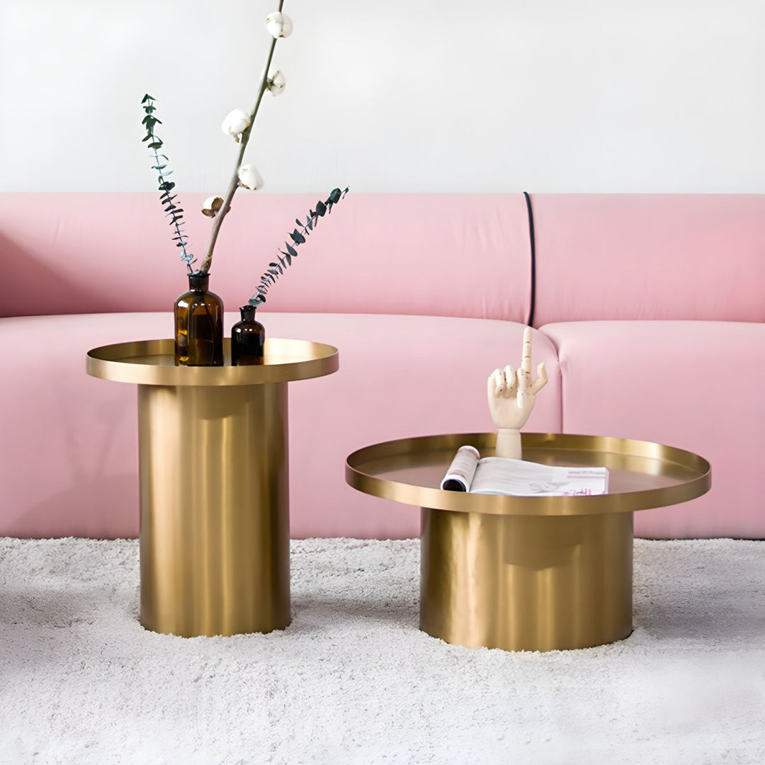 Pihu Stainless Steel Coffee Table for Living Room
