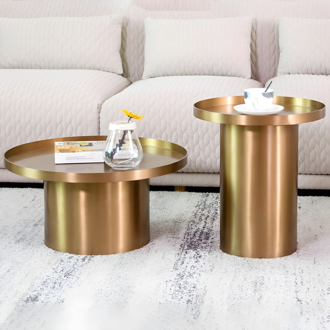 Pihu Stainless Steel Coffee Table for Living Room