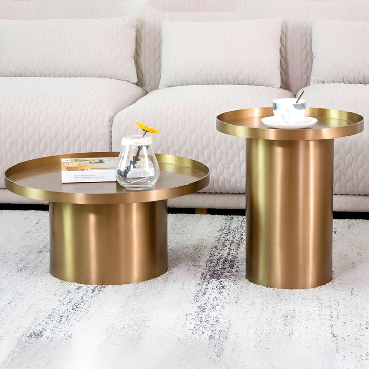 Pihu Stainless Steel Coffee Table for Living Room