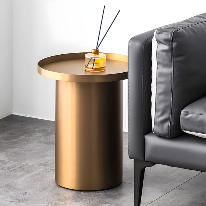Reyansh Stainless Steel Frame Coffee Table for Living Room