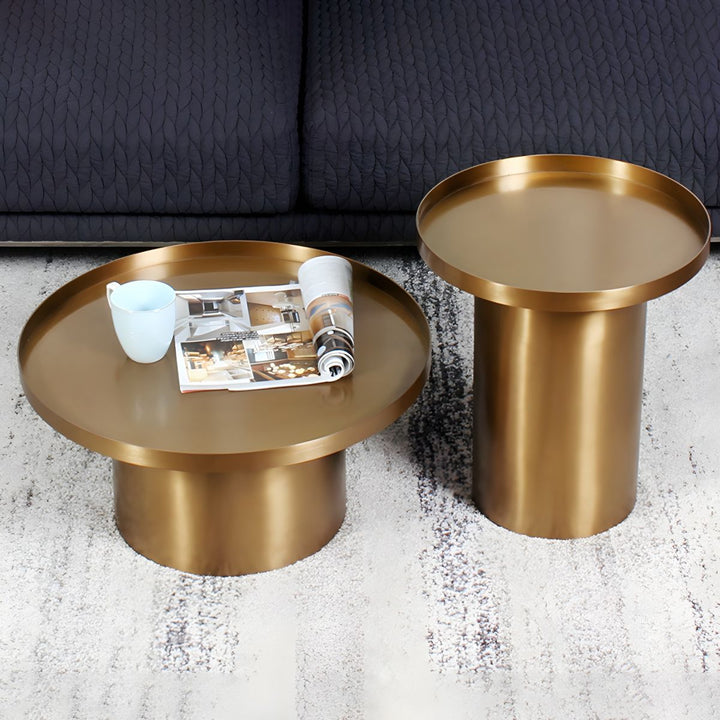 Pihu Stainless Steel Coffee Table for Living Room