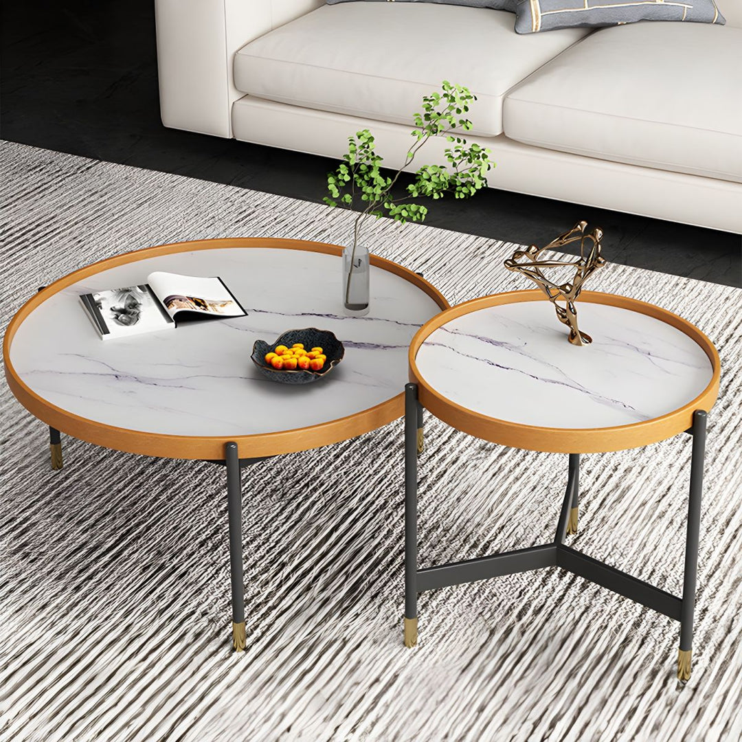 Nishka Stainless Steel Coffee Table for Living Room