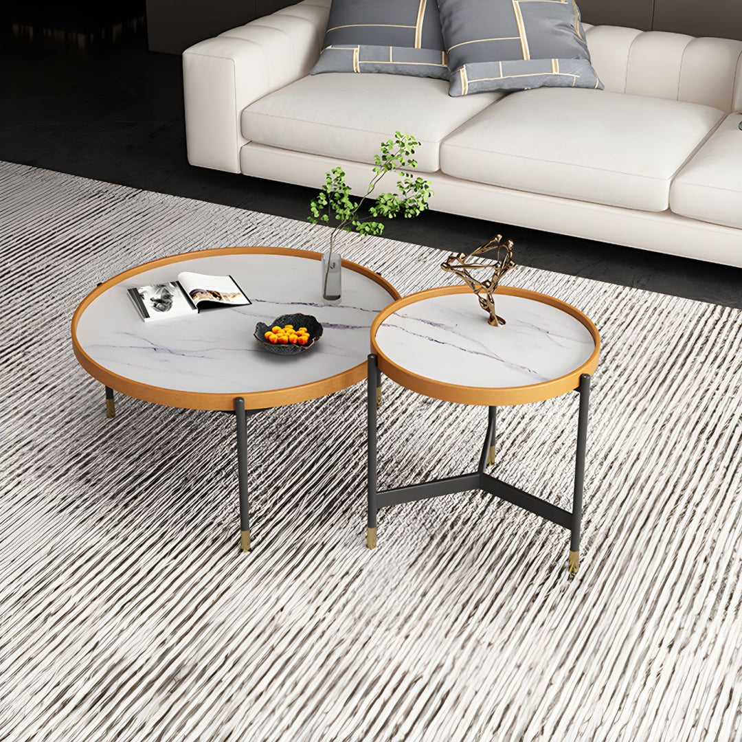 Nishka Stainless Steel Coffee Table for Living Room