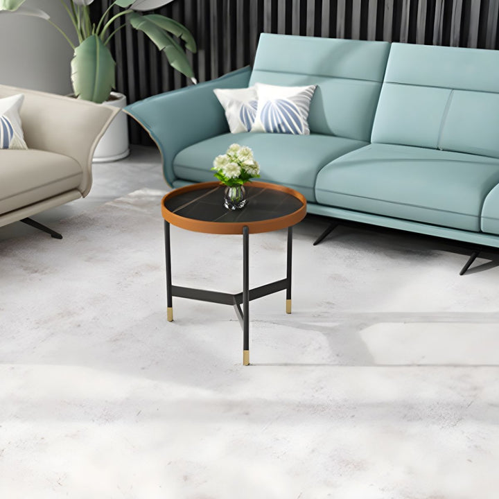 Nishka Stainless Steel Coffee Table for Living Room