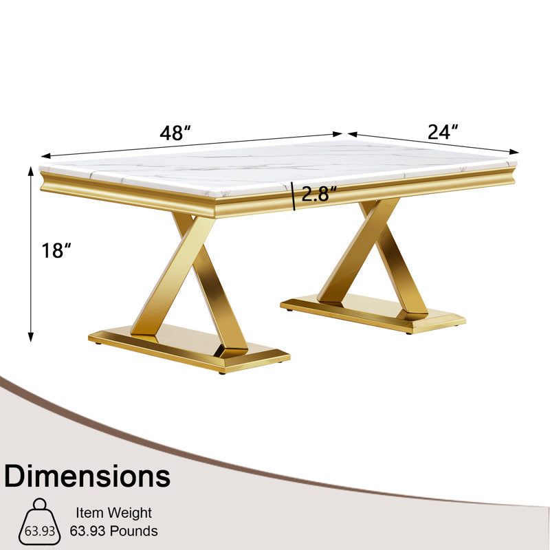 Daksh Metal Coffee Table For Living Room