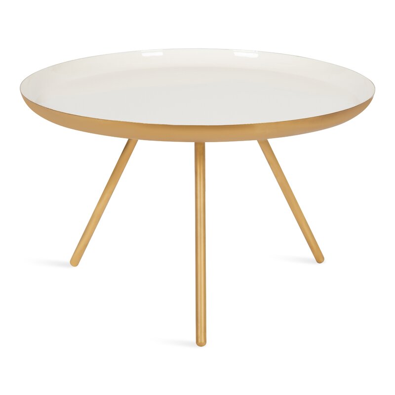 Ridge Metal Coffee Table For Living Room