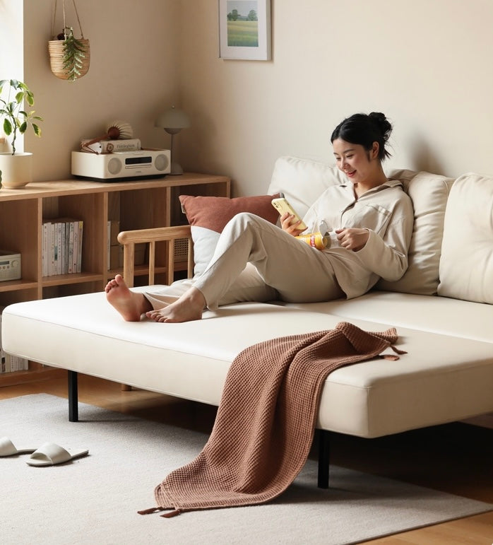 Krithya Solid Wood Sofa Come Bed | Easy Folding Sofa Come Bed