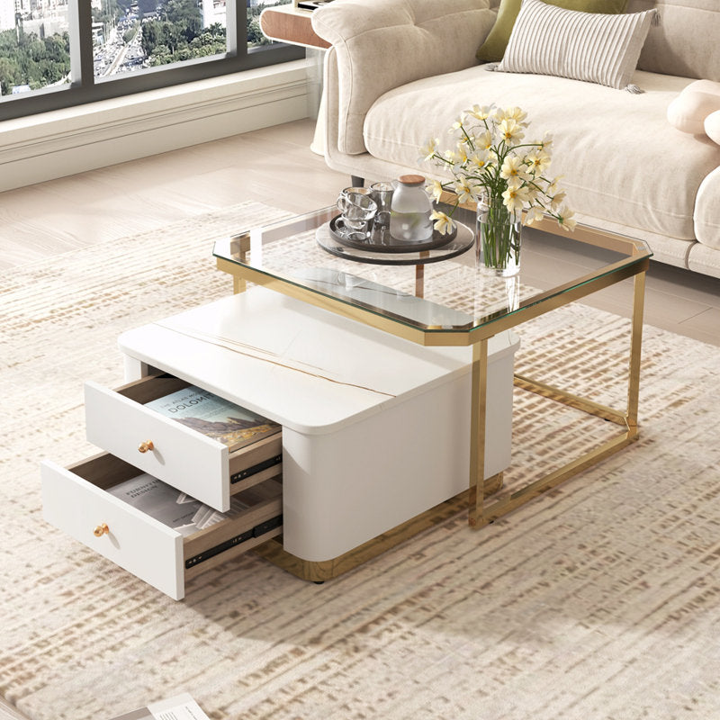 Darsh Metal Coffee Table For Living Room