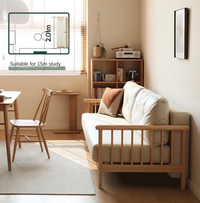 Krithya Solid Wood Sofa Come Bed | Easy Folding Sofa Come Bed