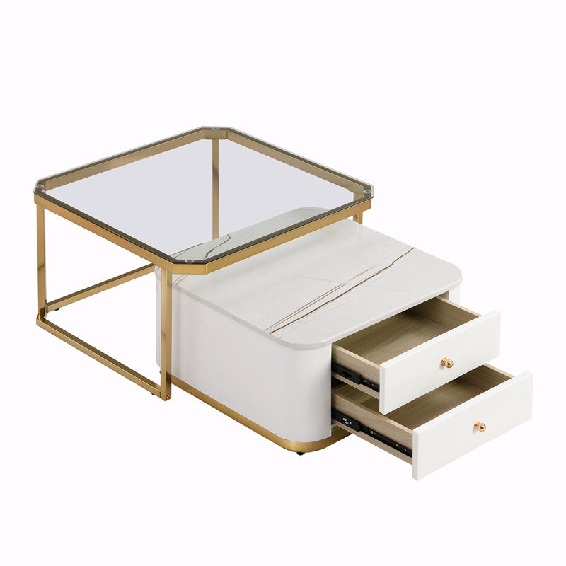 Darsh Metal Coffee Table For Living Room