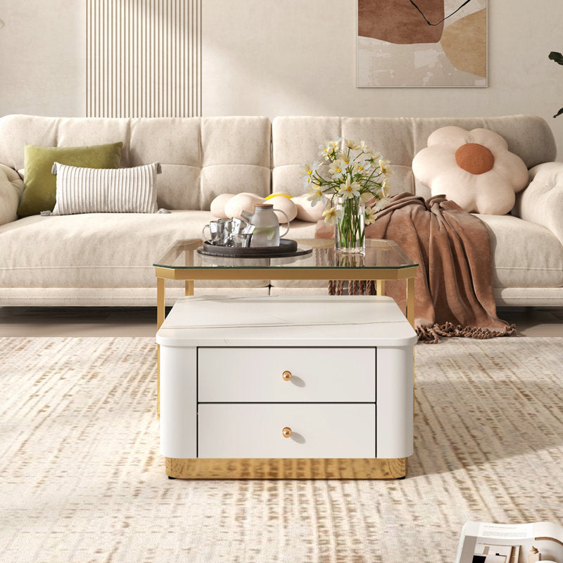 Darsh Metal Coffee Table For Living Room