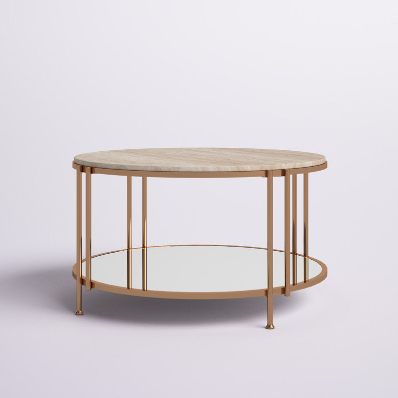 Lattice Stainless Steel Coffee Table For Living Room