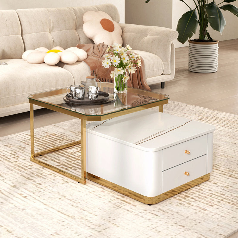 Darsh Metal Coffee Table For Living Room