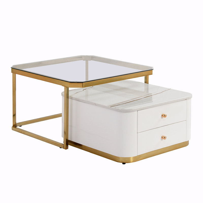Darsh Metal Coffee Table For Living Room