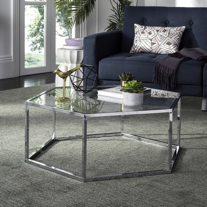 Bliss Stainless Steel Coffee Table For Living Room