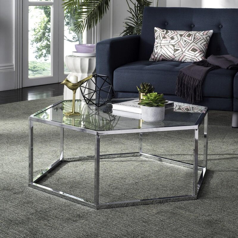 Bliss Stainless Steel Coffee Table For Living Room