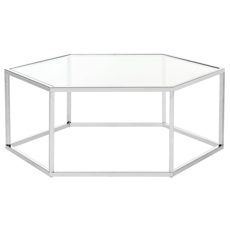 Bliss Stainless Steel Coffee Table For Living Room