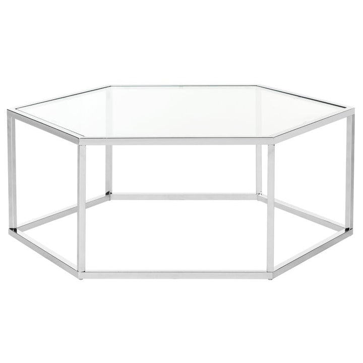 Bliss Stainless Steel Coffee Table For Living Room
