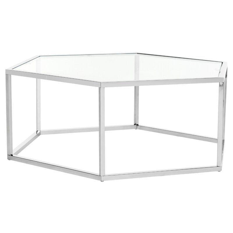 Bliss Stainless Steel Coffee Table For Living Room