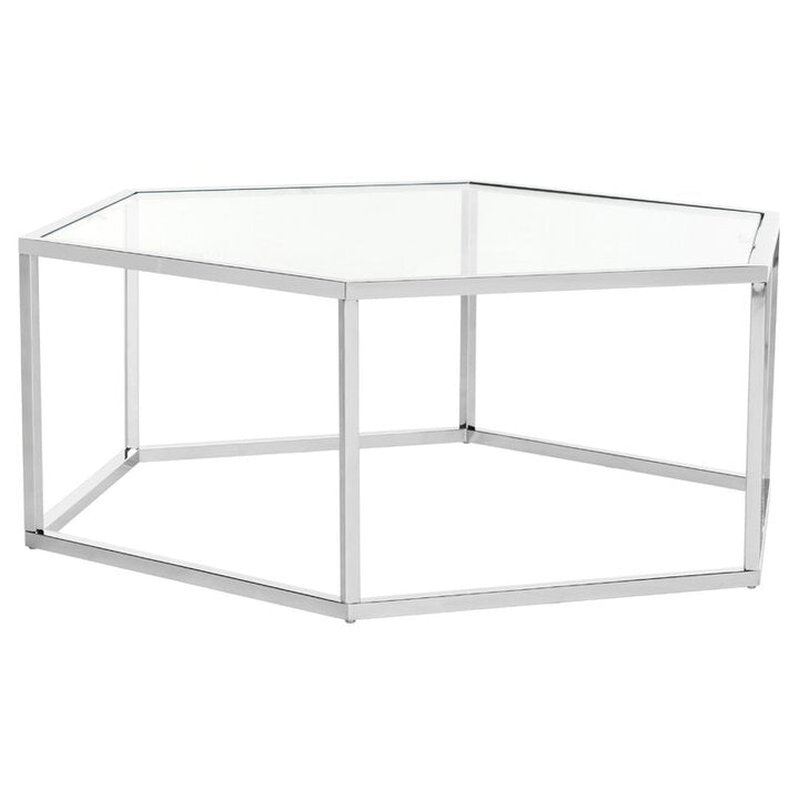 Bliss Stainless Steel Coffee Table For Living Room