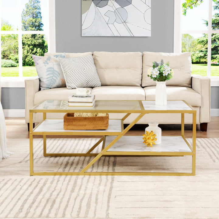 Rohan Metal Coffee Table For Living Room