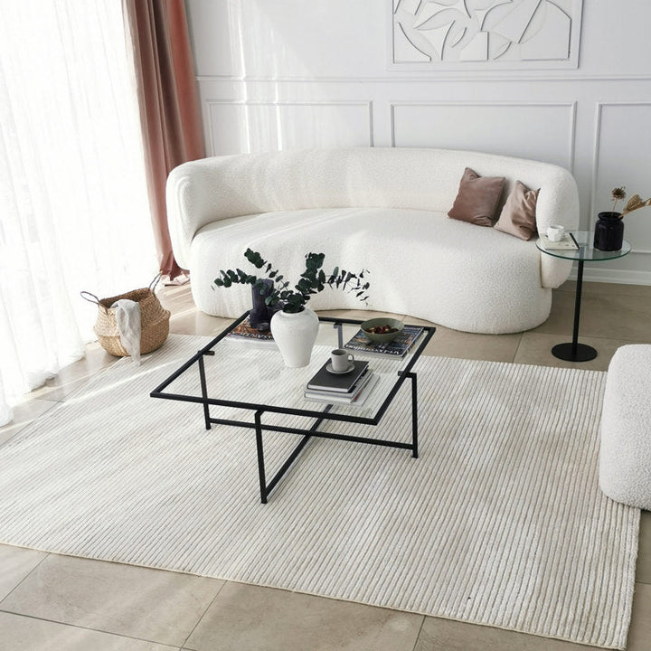 Hearth Metal Coffee Table For Living Room