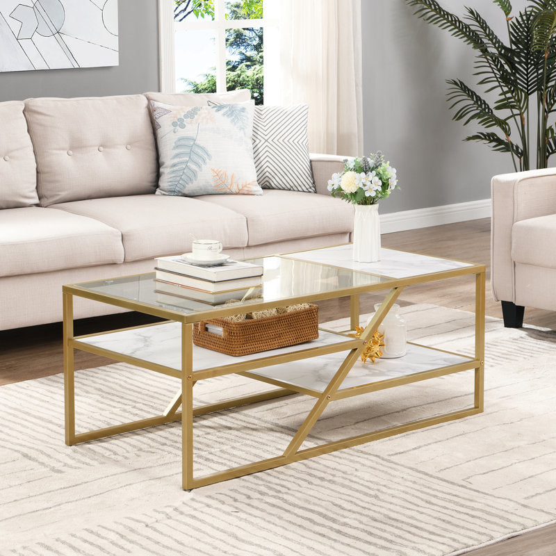 Rohan Metal Coffee Table For Living Room