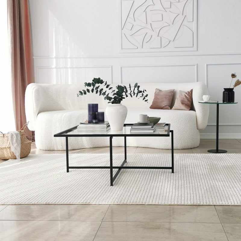 Hearth Metal Coffee Table For Living Room