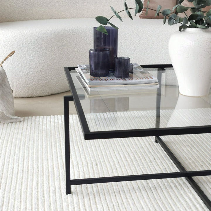 Hearth Metal Coffee Table For Living Room