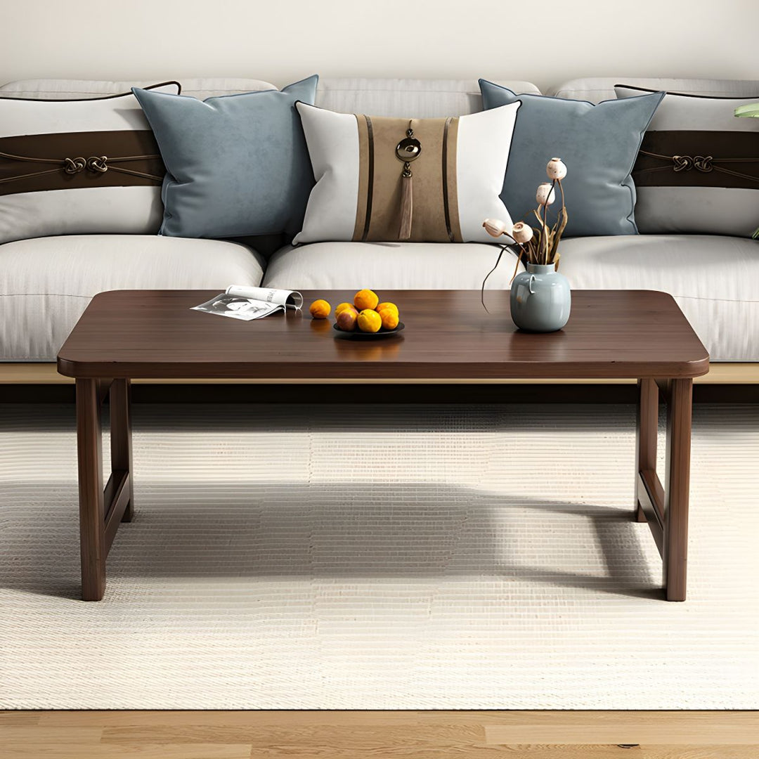 Nexa Solid Wood Coffee Table for Living Room | Folding Coffee Table | Rectangle Shape