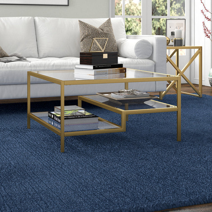 Cedar Metal Coffee Table For Living Room