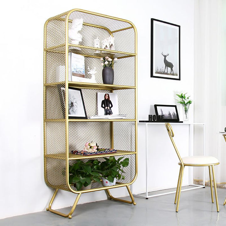 Svetlana Stainless Steel Frame Bookshelves | Storage Shelves