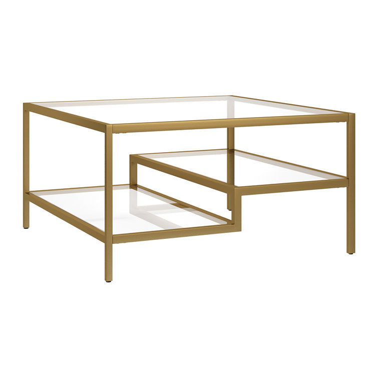 Cedar Metal Coffee Table For Living Room