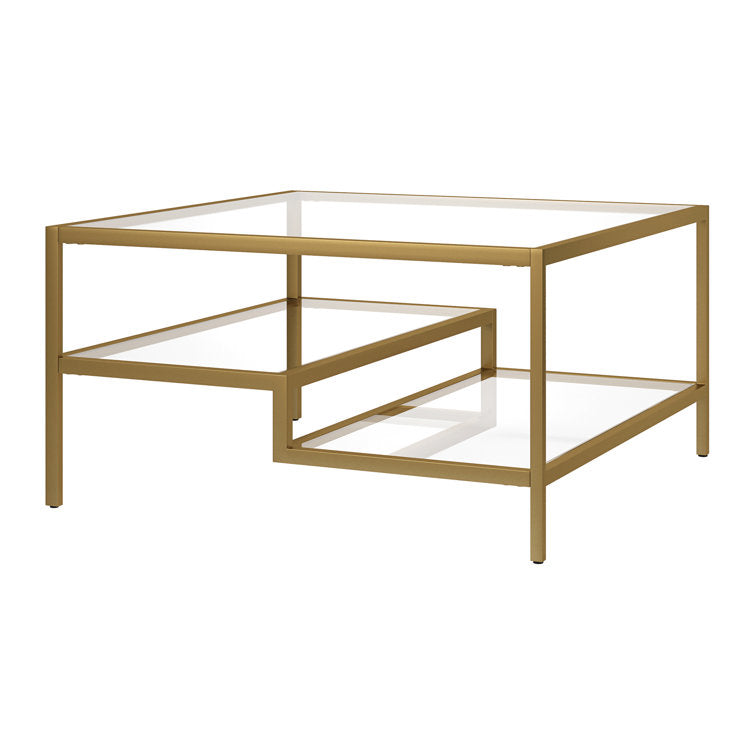 Cedar Metal Coffee Table For Living Room