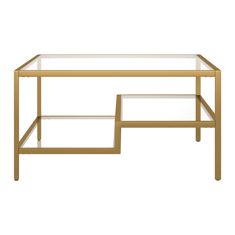 Cedar Metal Coffee Table For Living Room