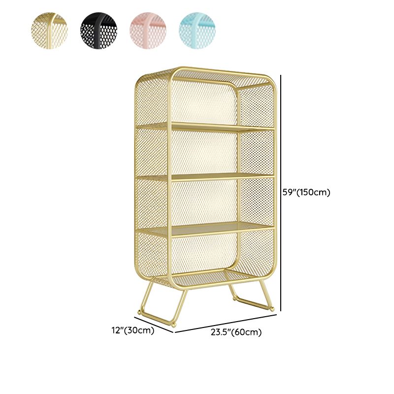 Svetlana Stainless Steel Frame Bookshelves | Storage Shelves
