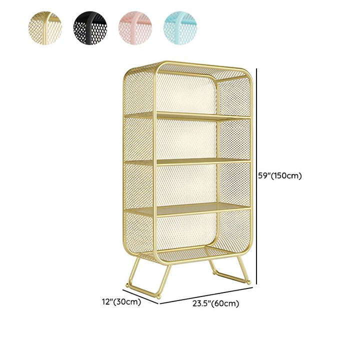 Svetlana Stainless Steel Frame Bookshelves | Storage Shelves