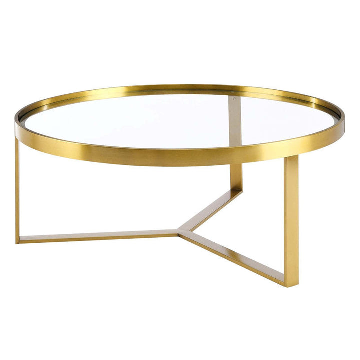 Grove Stainless Steel Coffee Table For Living Room