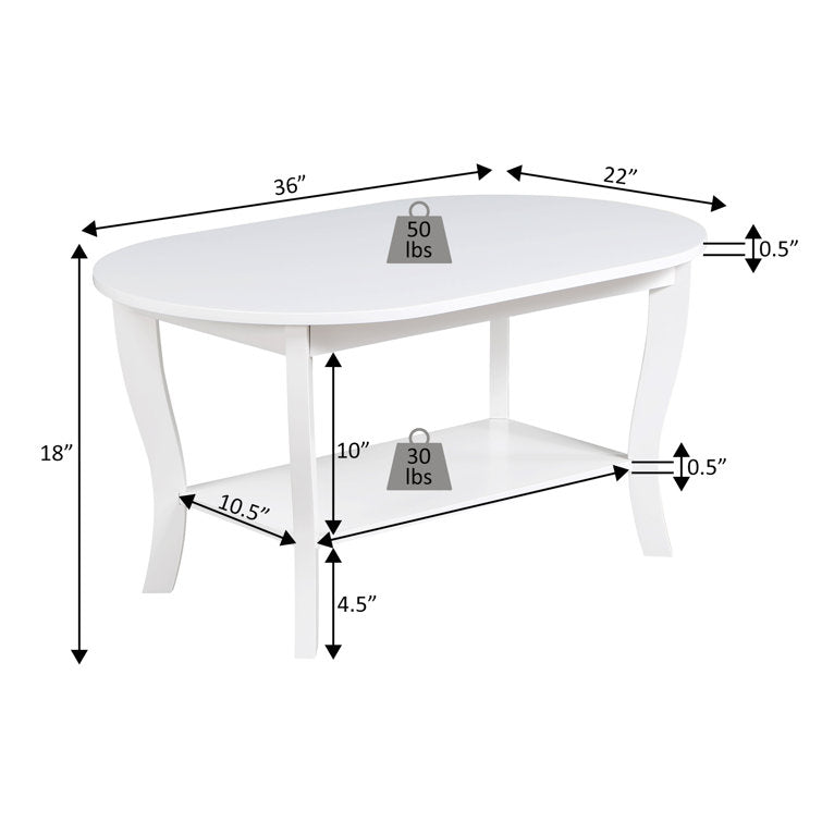 Chirag Solid Wood Coffee Table For Living Room
