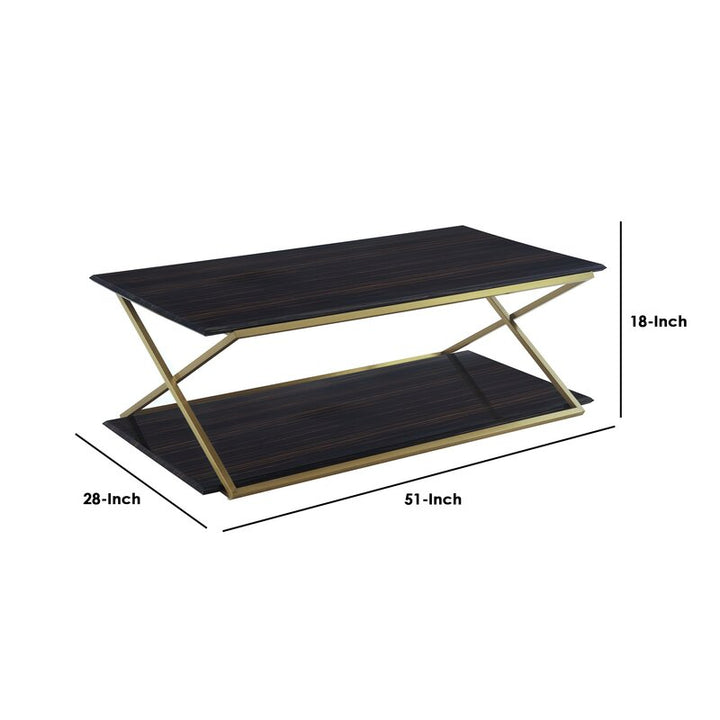Gaurav Metal Coffee Table For Living Room