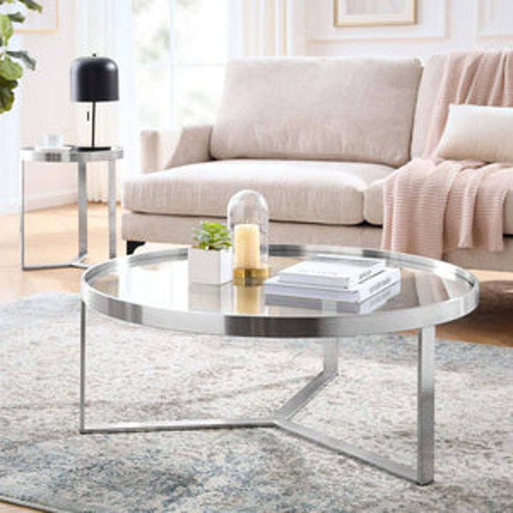 Sienna Stainless Steel Coffee Table For Living Room