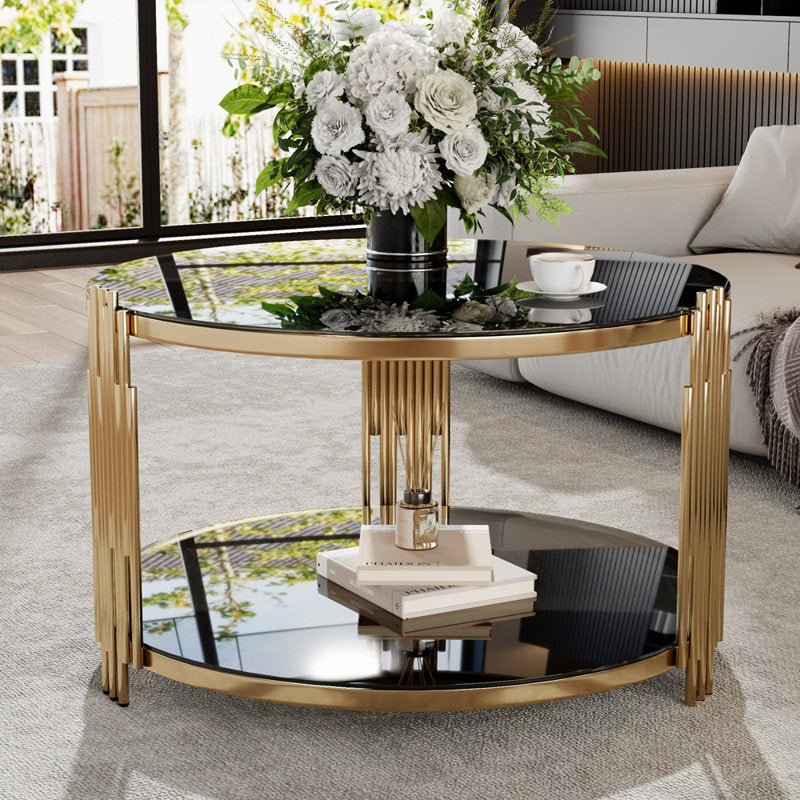 Rohit Metal Coffee Table For Living Room