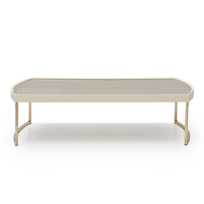 Glint Stainless Steel Coffee Table For Living Room
