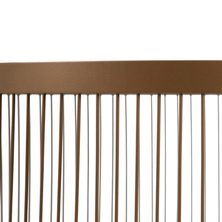 Khushi Metal Coffee Table With Glass Top