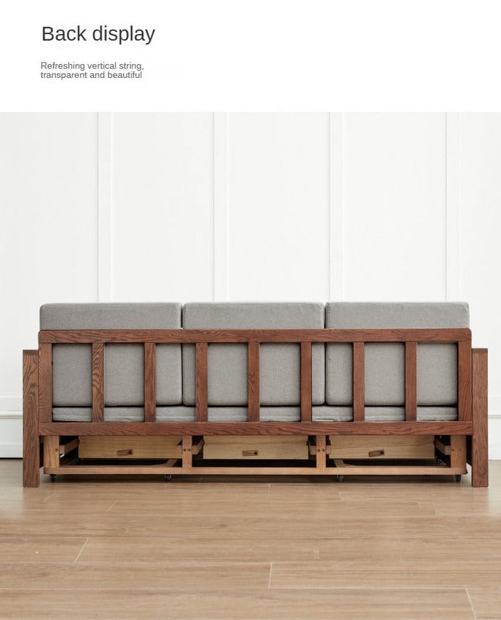 Lavita Solid Wood Sofa Come Bed | Easy Folding Sofa Come Bed