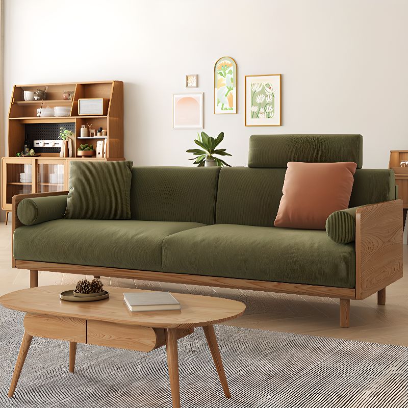 Leonid Solid Wood Frame 3 Seater Sofa for Living Room